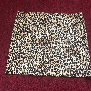 Animal print skirt
